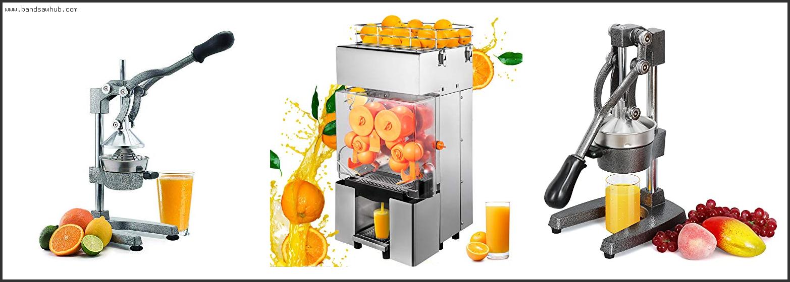 Best Commercial Orange Juicer Machine