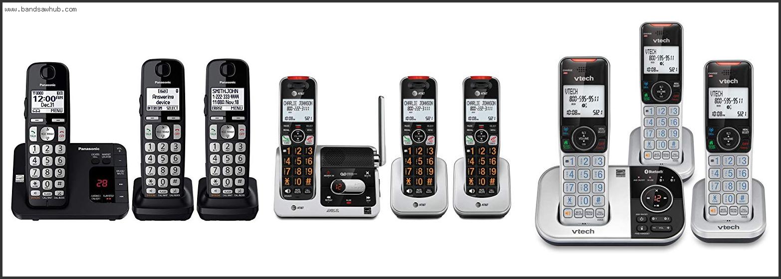 Best Cordless Phone With Answering Machine And 3 Handsets
