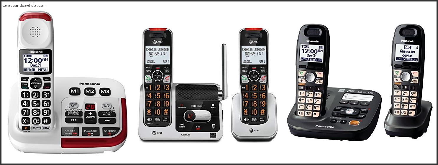 Best Cordless Phone With Answering Machine For Seniors