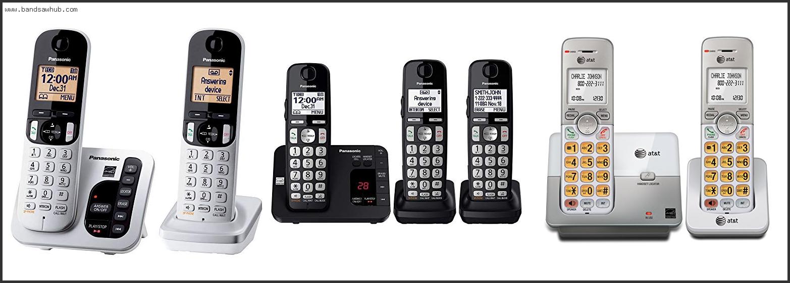 Best Cordless Phone Without Answering Machine